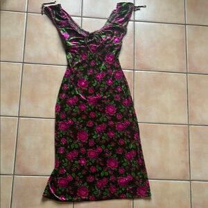 Vintage Betsy Johnson velvet dress